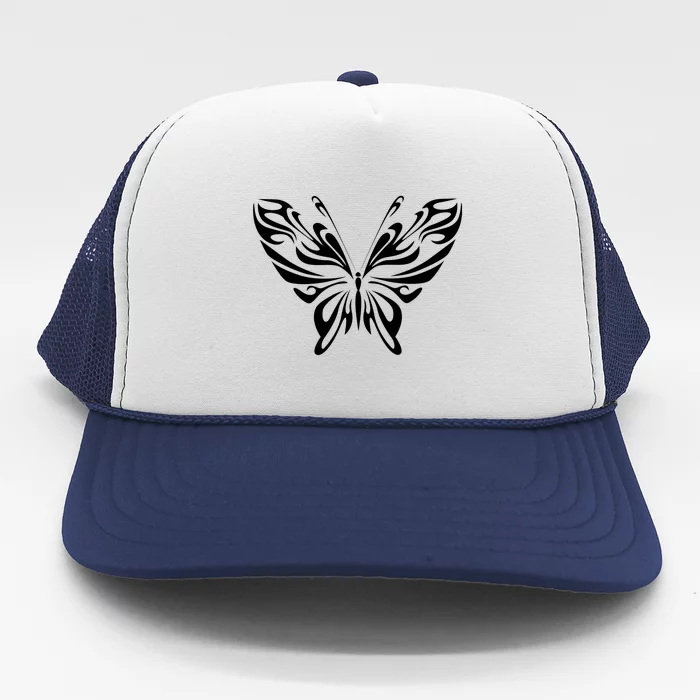 Butterfly Goth Fairy Grunge Graphic Symbol Trucker Hat