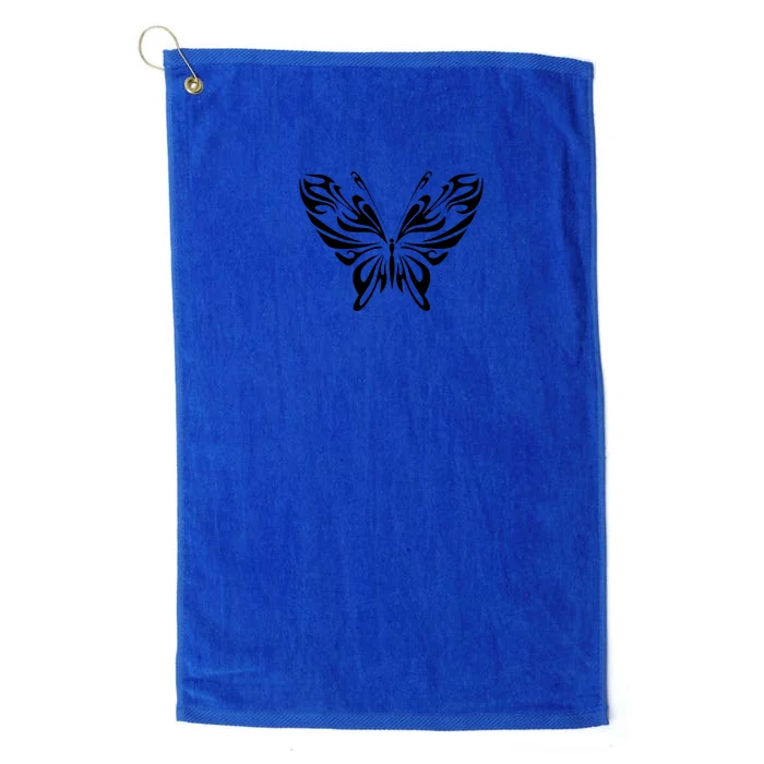 Butterfly Goth Fairy Grunge Graphic Symbol Platinum Collection Golf Towel