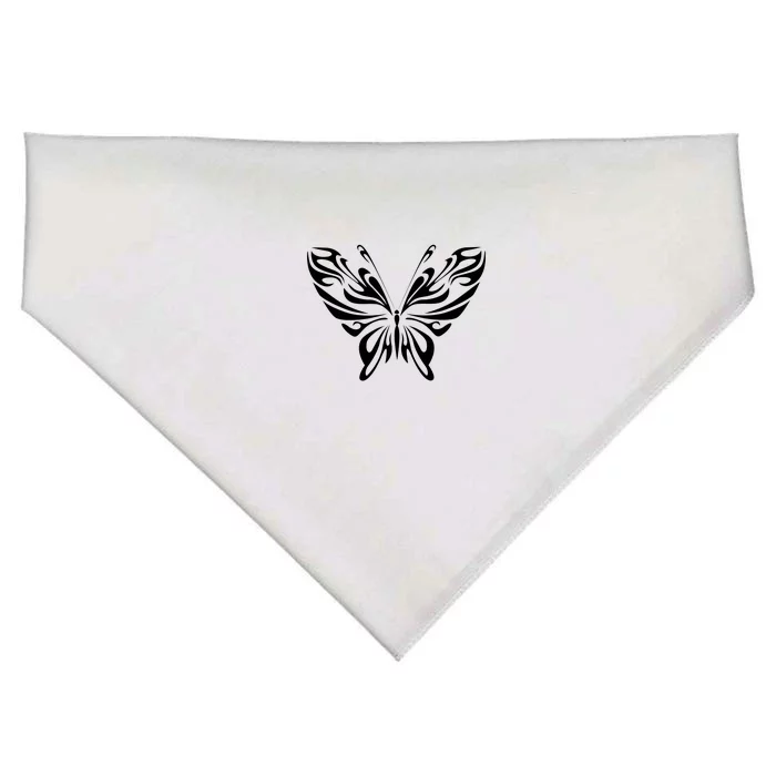 Butterfly Goth Fairy Grunge Graphic Symbol USA-Made Doggie Bandana