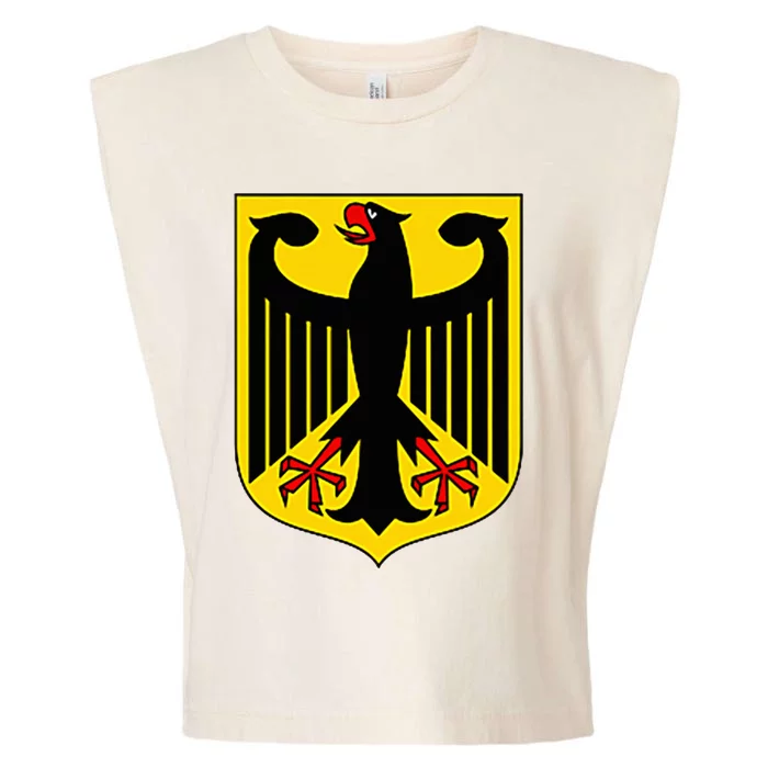 Badge Germany Flag Cool German Garment-Dyed Women's Muscle Tee