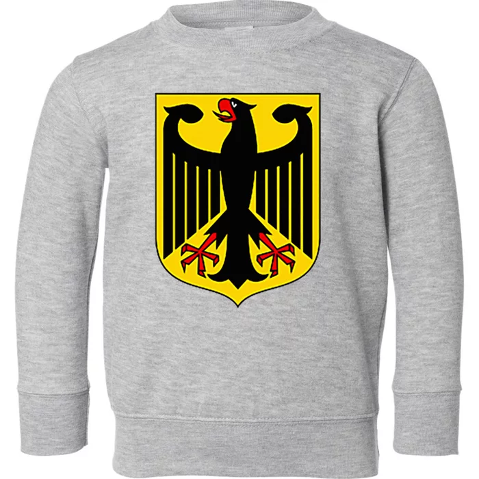 Badge Germany Flag Cool German Toddler Sweatshirt