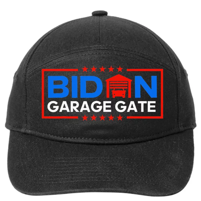 Biden Garage Funny Anti Biden - Garage Gate Political Humor 7-Panel Snapback Hat