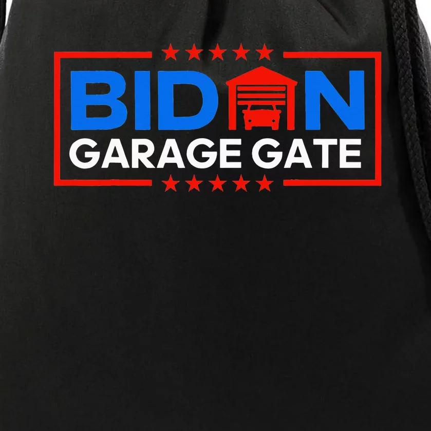 Biden Garage Funny Anti Biden - Garage Gate Political Humor Drawstring Bag