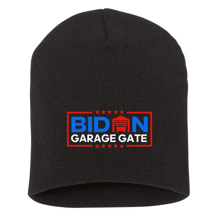 Biden Garage Funny Anti Biden - Garage Gate Political Humor Short Acrylic Beanie