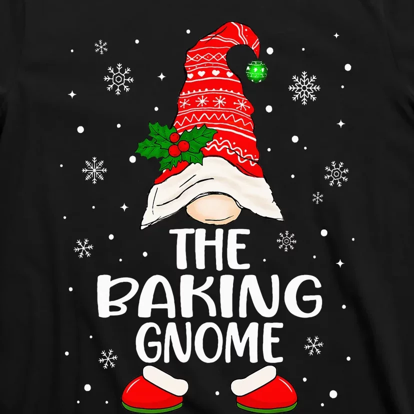 Baking Gnome Funny Matching Family Christmas Pajama T-Shirt