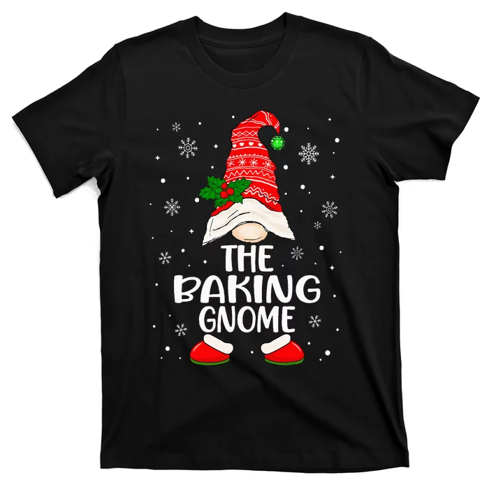 Baking Gnome Funny Matching Family Christmas Pajama T-Shirt