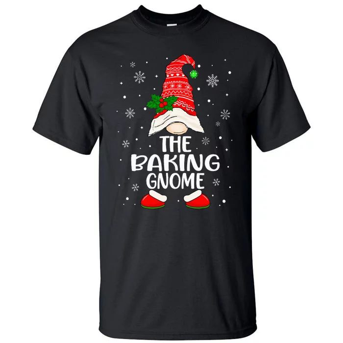 Baking Gnome Funny Matching Family Christmas Pajama Tall T-Shirt