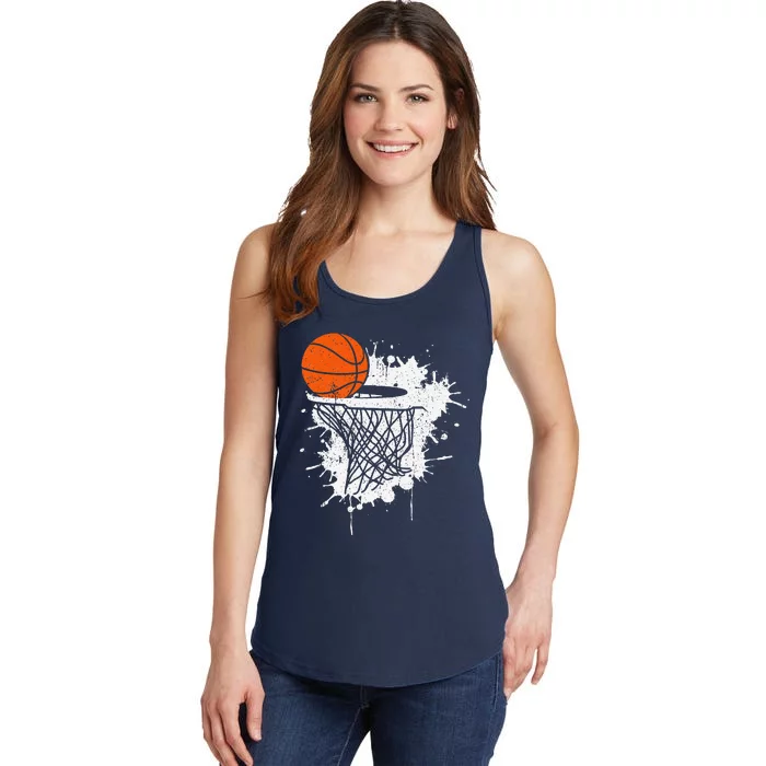 Basketball Gift For Coach Player Baller Ladies Essential Tank