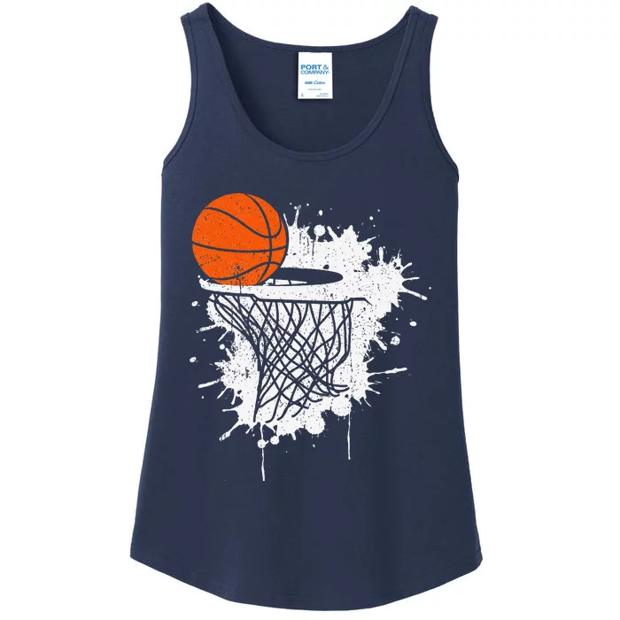 Basketball Gift For Coach Player Baller Ladies Essential Tank