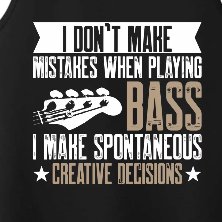 Bass Guitars Funny Vintage Guitarist Guitar Player Gift Performance Tank