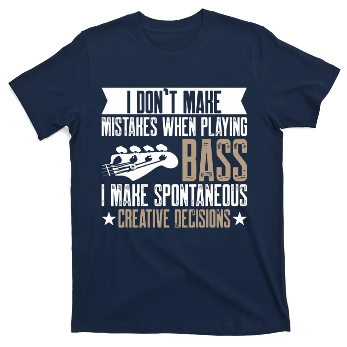 Bass Guitars Funny Vintage Guitarist Guitar Player Gift T-Shirt