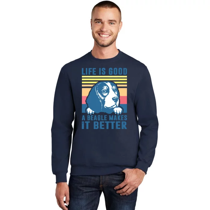 Beagle Gifts For Men Women Beagle Dog Mom Dad Beagle Tall Sweatshirt