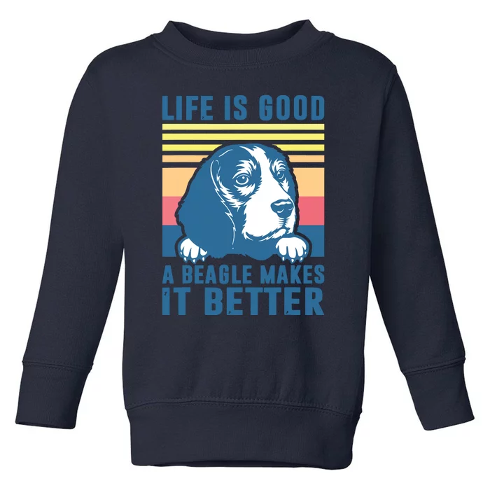 Beagle Gifts For Men Women Beagle Dog Mom Dad Beagle Toddler Sweatshirt