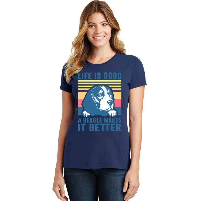 Beagle Gifts For Men Women Beagle Dog Mom Dad Beagle Women's T-Shirt