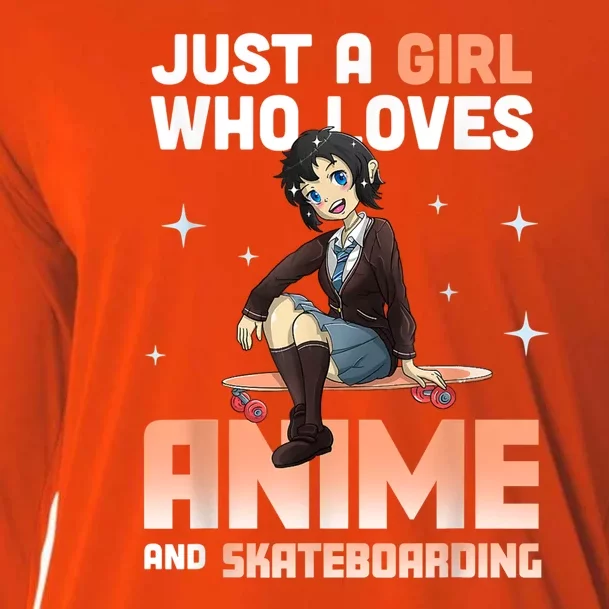 Best Gifts For Anime Lovers Anime Skateboard Anime Cooling Performance Long Sleeve Crew