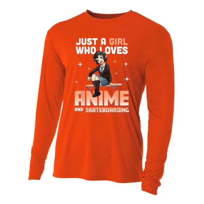 Best Gifts For Anime Lovers Anime Skateboard Anime Cooling Performance Long Sleeve Crew