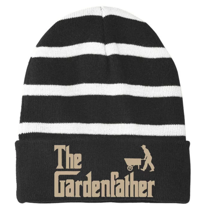 Best Gardening Father Gifts The Gardenfather Striped Beanie with Solid Band