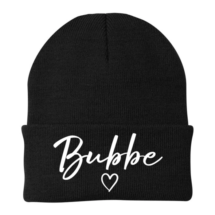 Bubbe Gifts For Women Grandma Heart MotherS Day Bubbe Knit Cap Winter Beanie