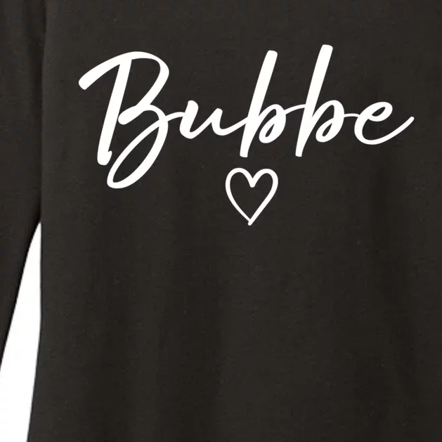 Bubbe Gifts For Women Grandma Heart MotherS Day Bubbe Womens CVC Long Sleeve Shirt