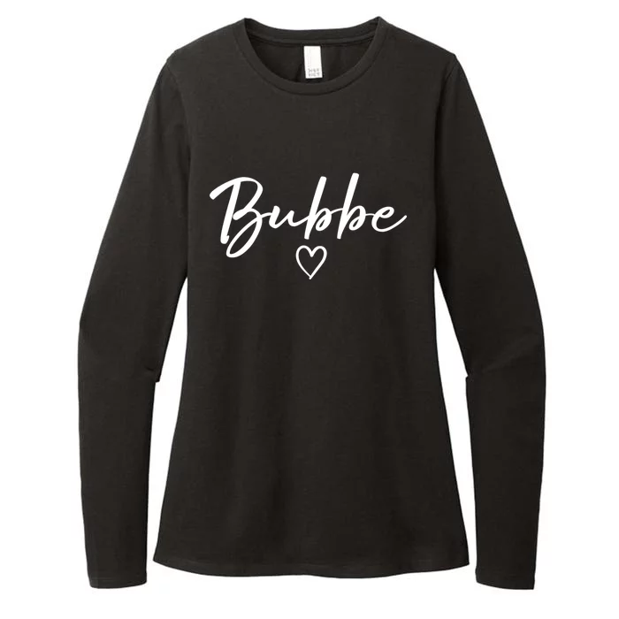 Bubbe Gifts For Women Grandma Heart MotherS Day Bubbe Womens CVC Long Sleeve Shirt