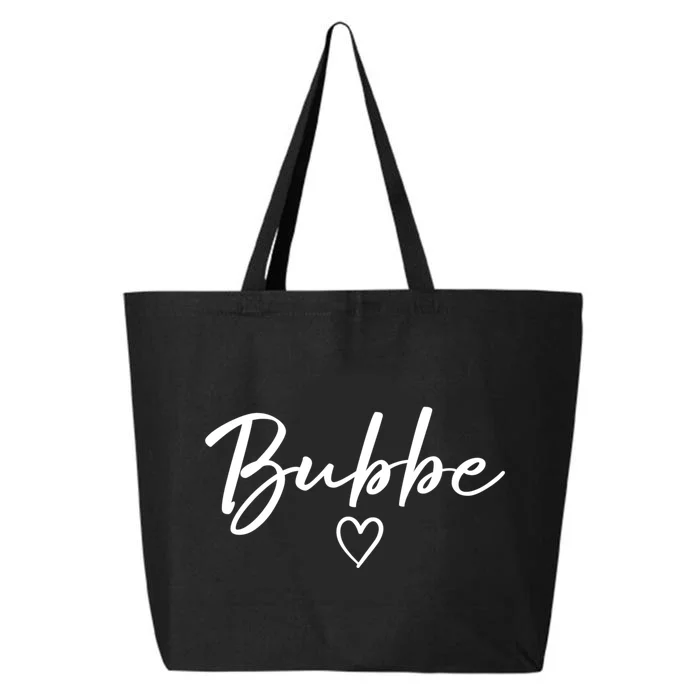 Bubbe Gifts For Women Grandma Heart MotherS Day Bubbe 25L Jumbo Tote