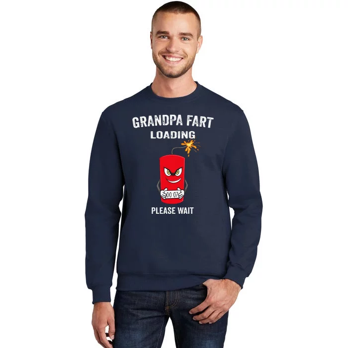 Best Grandpa Fart Loading Fathers Day Father Farter Joke Sweatshirt