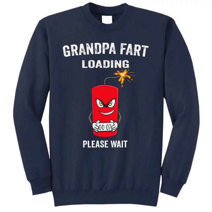 Best Grandpa Fart Loading Fathers Day Father Farter Joke Sweatshirt