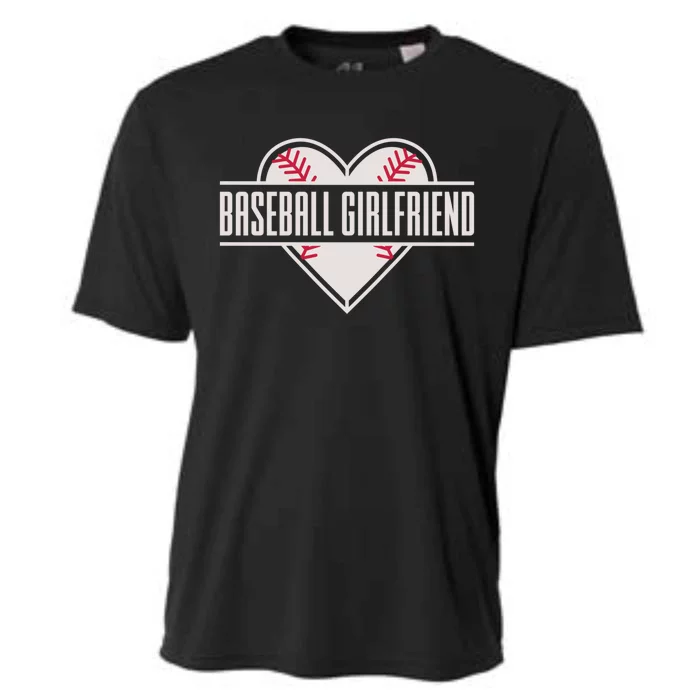 Baseball Girlfriend Funny Gift Cooling Performance Crew T-Shirt