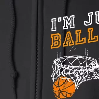 Basketball Gift For Coach Player Full Zip Hoodie