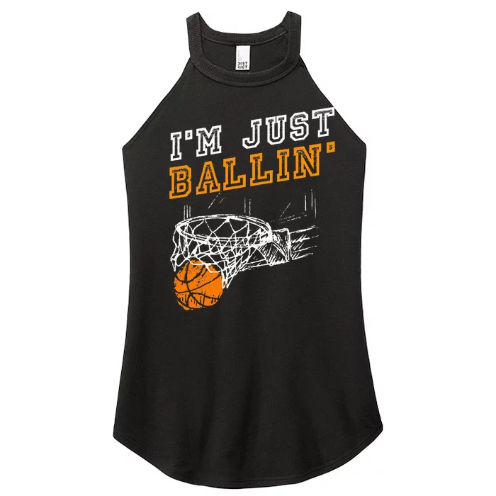 Basketball Gift For Coach Player Women’s Perfect Tri Rocker Tank