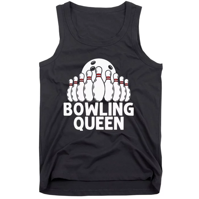 Bowling Gift For  Grandma Bowling Game Bowlers Players Tank Top