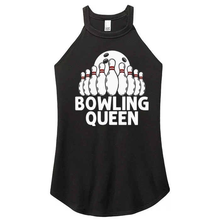 Bowling Gift For  Grandma Bowling Game Bowlers Players Women’s Perfect Tri Rocker Tank