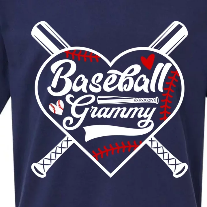 Baseball Grammy Funny Baseball Grandmother MotherS Day Gift Sueded Cloud Jersey T-Shirt