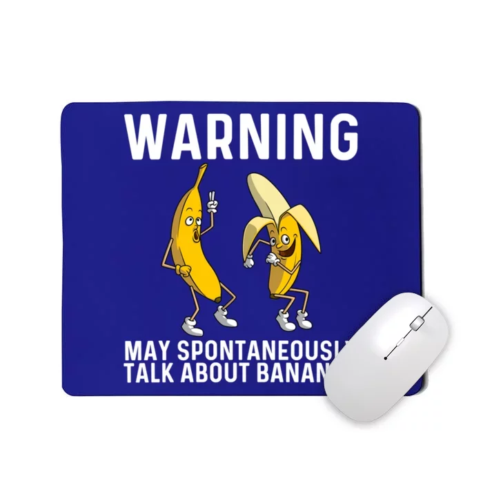 Banana Gift For Men Women Boys Girls Kids Banana Fruit Lover Gift Mousepad