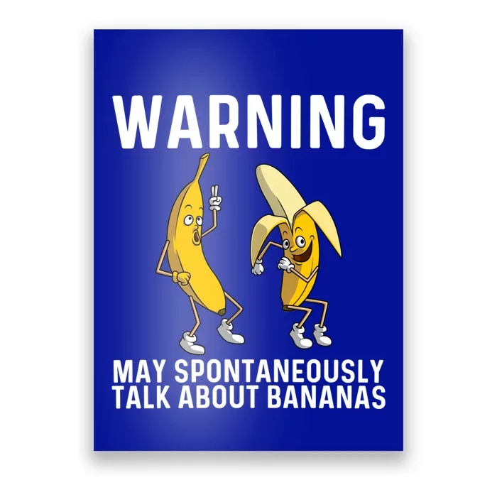 Banana Gift For Men Women Boys Girls Kids Banana Fruit Lover Gift Poster