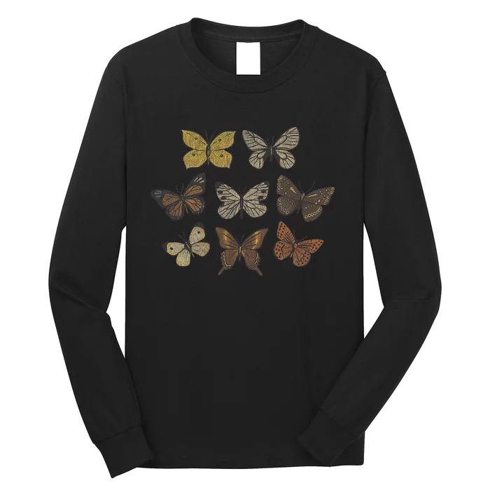 Butterfly Grunge Fairycore Aesthetic Fairy Core Long Sleeve Shirt