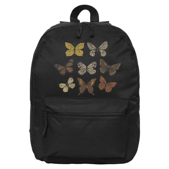 Butterfly Grunge Fairycore Aesthetic Fairy Core 16 in Basic Backpack