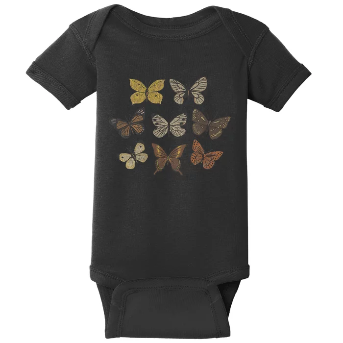 Butterfly Grunge Fairycore Aesthetic Fairy Core Baby Bodysuit