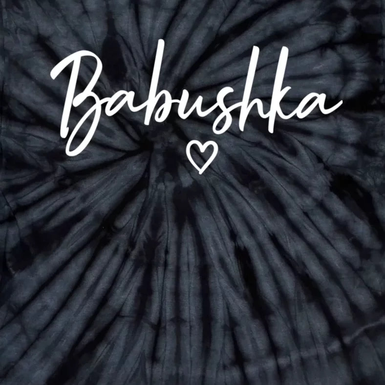 Babushka Gifts For Women Grandma Heart MotherS Day Babushka Tie-Dye T-Shirt