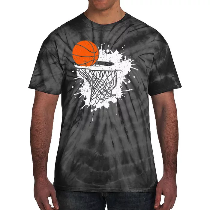 Basketball Gift For Coach Player Baller Tie-Dye T-Shirt