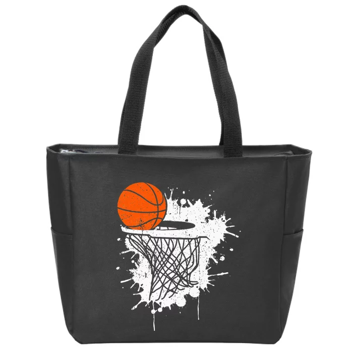 Basketball Gift For Coach Player Baller Zip Tote Bag