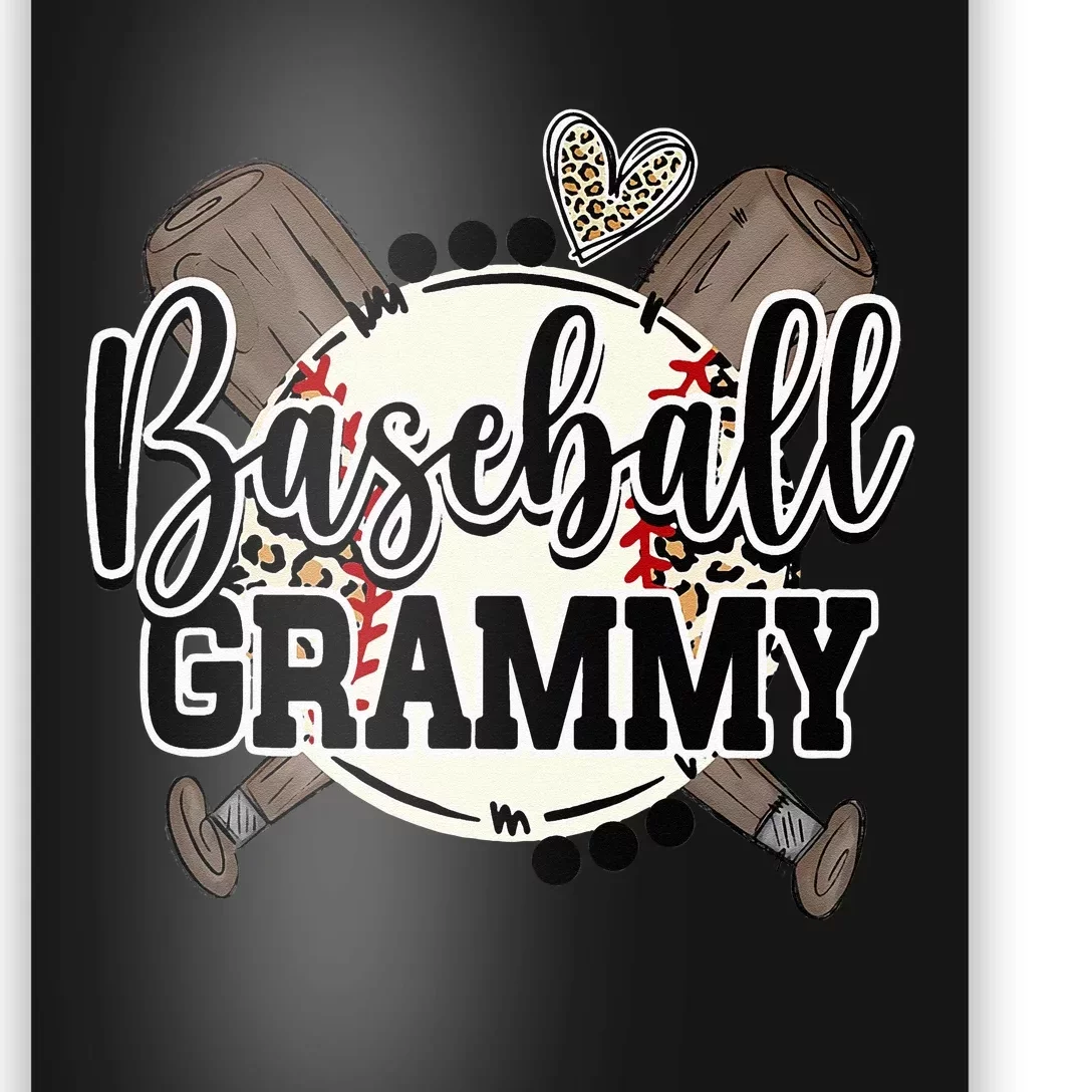 Baseball Grammy Funny Baseball Family Matching Poster