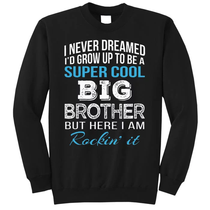 Brother Gift From Sister Funny Big Brother Birthday Tall Sweatshirt