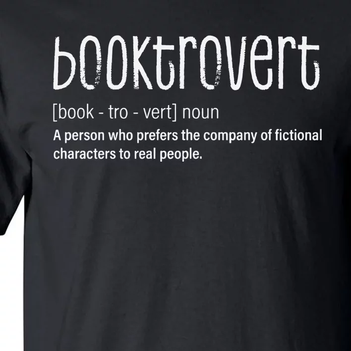 Booktrovert Gift For Librarian Tall T-Shirt