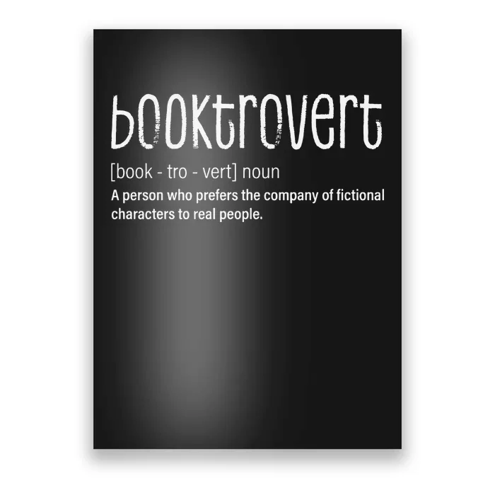 Booktrovert Gift For Librarian Poster