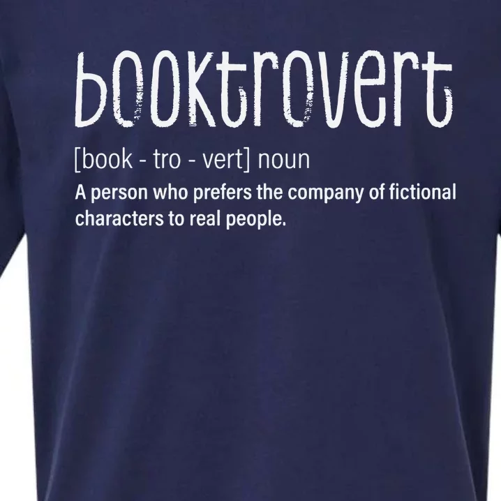 Booktrovert Gift For Librarian Sueded Cloud Jersey T-Shirt