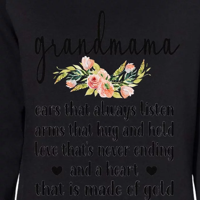 Best Grandmama Grandmother Appreciation Grandmama Womens California Wash Sweatshirt