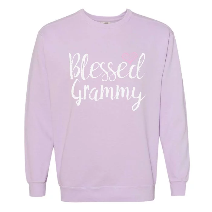 Blessed Grammy Grandma Gifts Garment-Dyed Sweatshirt