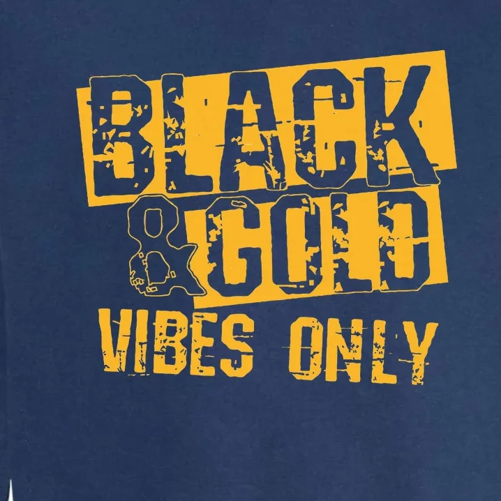 Black Gold Game Day For High School Football Garment-Dyed Sweatshirt