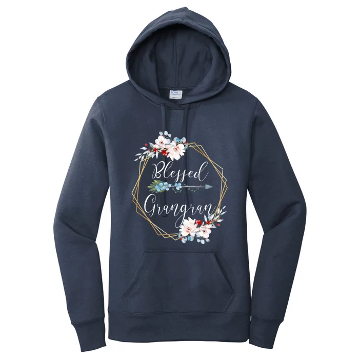 Blessed Grangran Grandma Gift Women's Pullover Hoodie